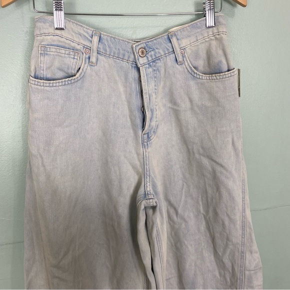 Free People‎ Westward Denim Jean Light Wash Blue Size 28 Baggy - Picture 3 of 9